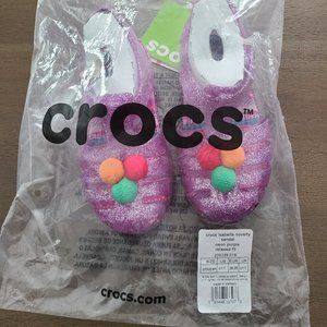 Crocs Isabella sandals, girls', neon purple, size 11